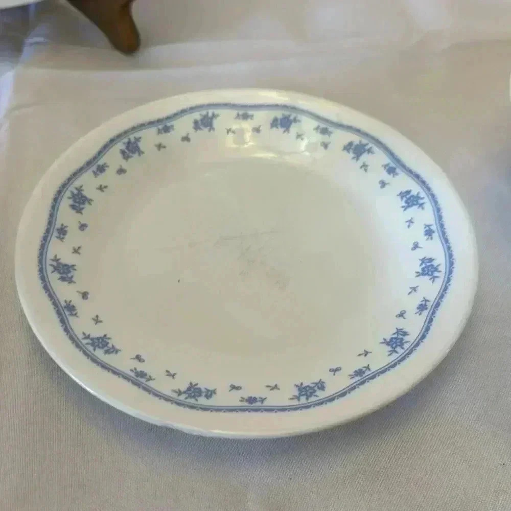 Corelle Morning Blue Dinnerware Set of 5 for 1 Person - Picture 6 of 9